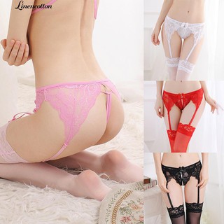 Dây Nịt Bít Tất Phối Ren Phong Cách Quyến Rũ Dành Cho Nữ