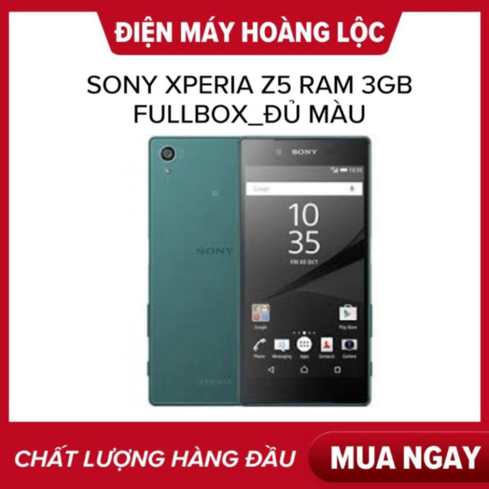 GIÁ KHUYẾN MÃI điện thoại Sony Z5 - sony Xperia Z5 Chính hãng ram 3G/32G zin mới $$