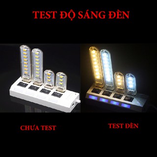 Đèn USB 8 LED ánh sáng vàng