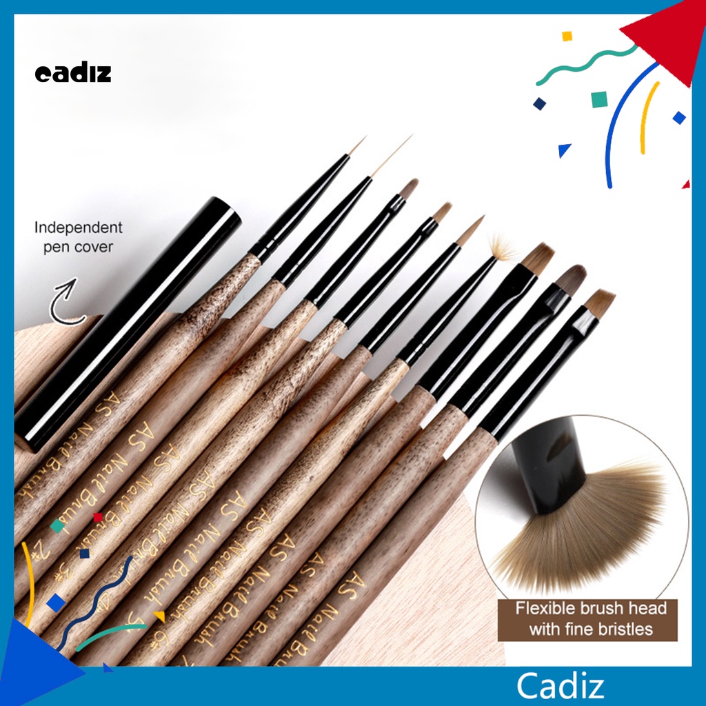 [Hàng mới về] Cọ vẽ trang trí móng tay trọng lượng nhẹ tự làm