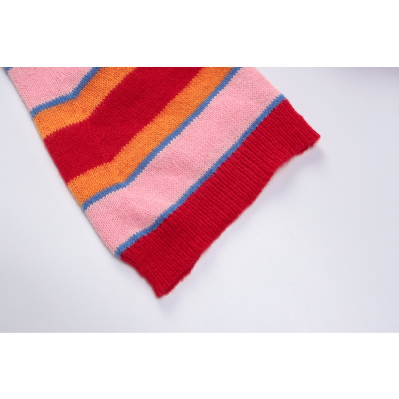 Bộ Áo Nỉ Dài Tay Cổ Chữ V + Chân Váy Lưng Cao Phối Dây Rút Thời Trang Dành Cho Nữ