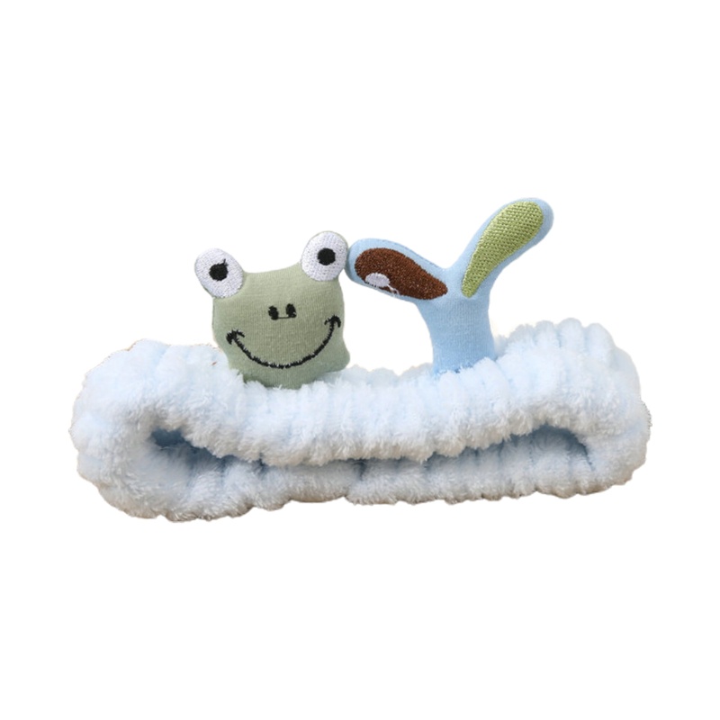 Flgo Băng Đô Co Giãn Hình Ếch Hoạt Hình Vui Nhộn Thời Trang