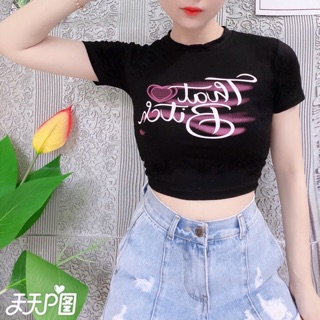Áo croptop THAT BITCH ( kèm anh that)