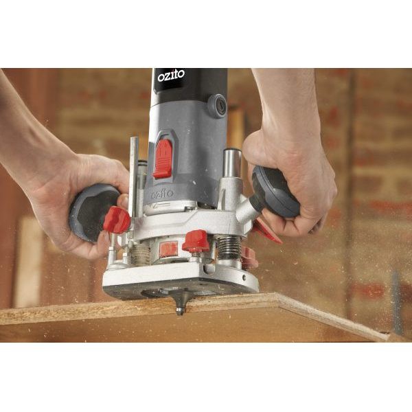 MÁY PHAY GỖ 02 TAY CẦM CỐT 6.35MM HIỆU OZITO ROU-5000 HÀNG MỚI 100% NHẬP KHẨU AUSTRALIA