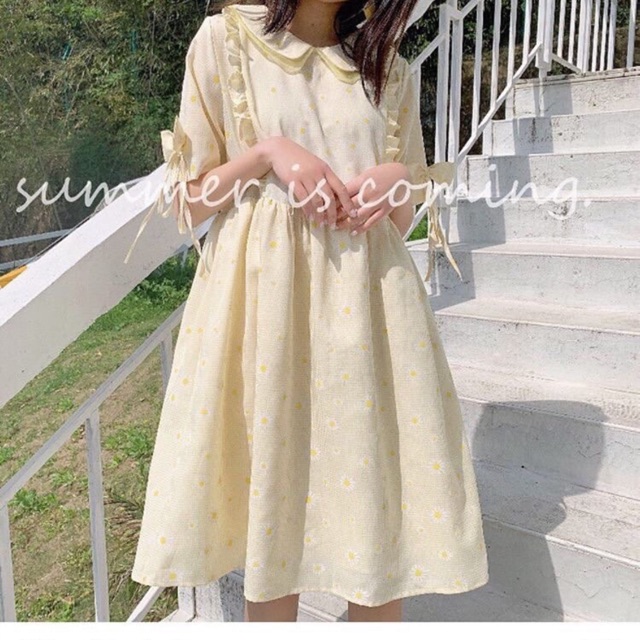 (Ảnh thật) Đầm trắng dây hàn quốc dáng dài chun lưng mặc đi chơi, đi tiệc,du lịch D122