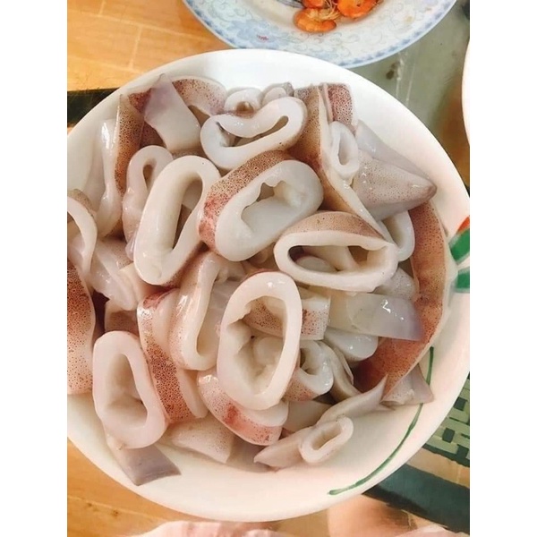 Mực ống tươi 1kg ngon ngọt ❤️ GIÒN NGON❤️ 1kg xào , hấp , thả lẩu