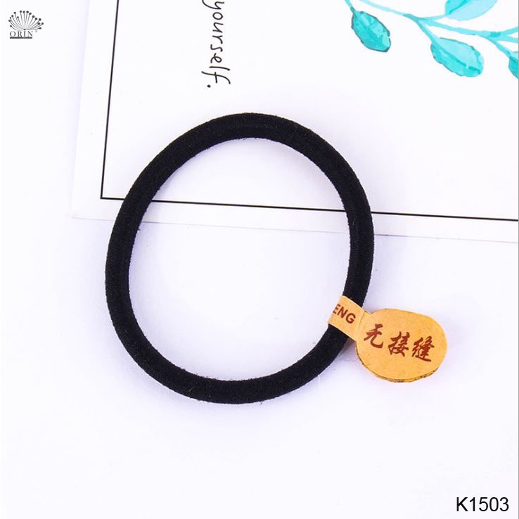 Dây Buộc Tóc Bằng Len Dày 0.6cm Co Giãn tốt Phong Cách Hàn Quốc K1503