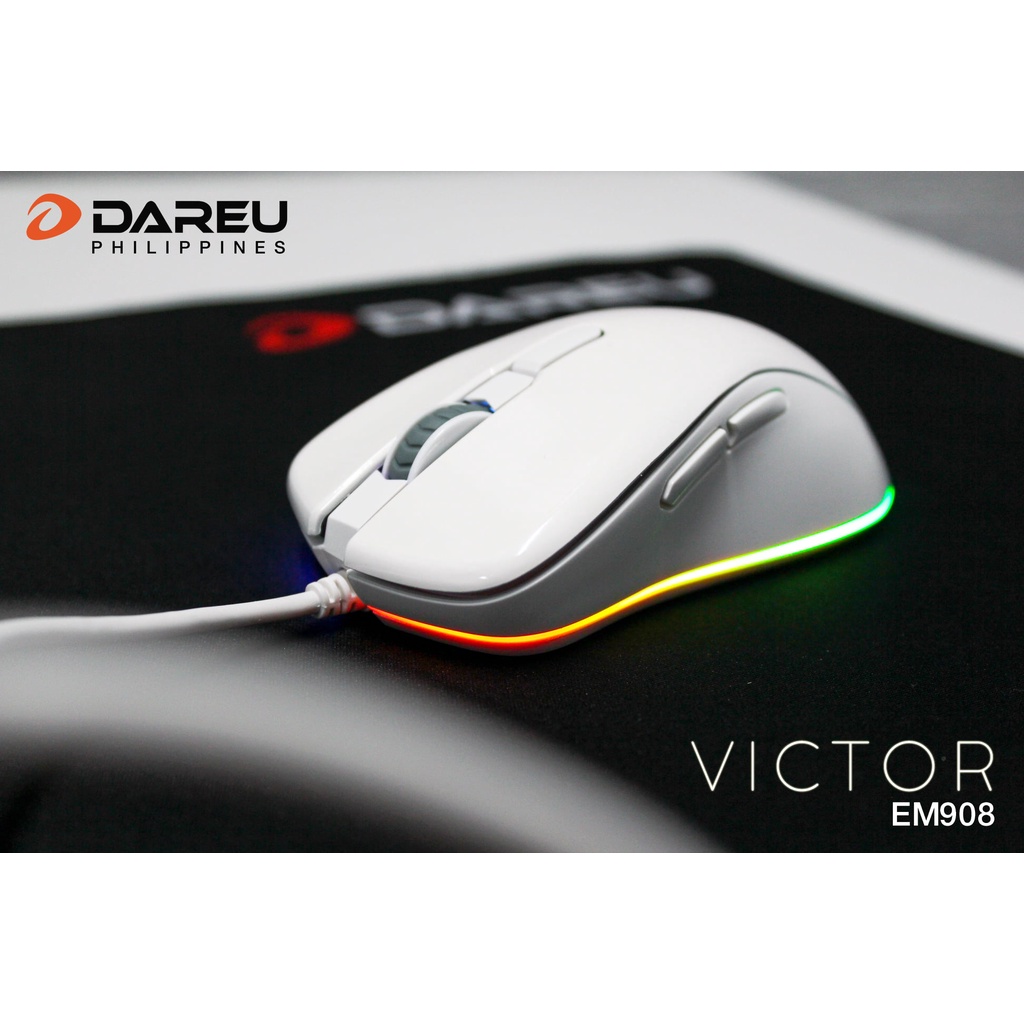 [Chính Hãng Mai Hoàng] Chuột Gaming Dareu EM908 - LED RGB(có thể điều chỉnh) - BRAVO senso - Bảo Hành 24 Tháng