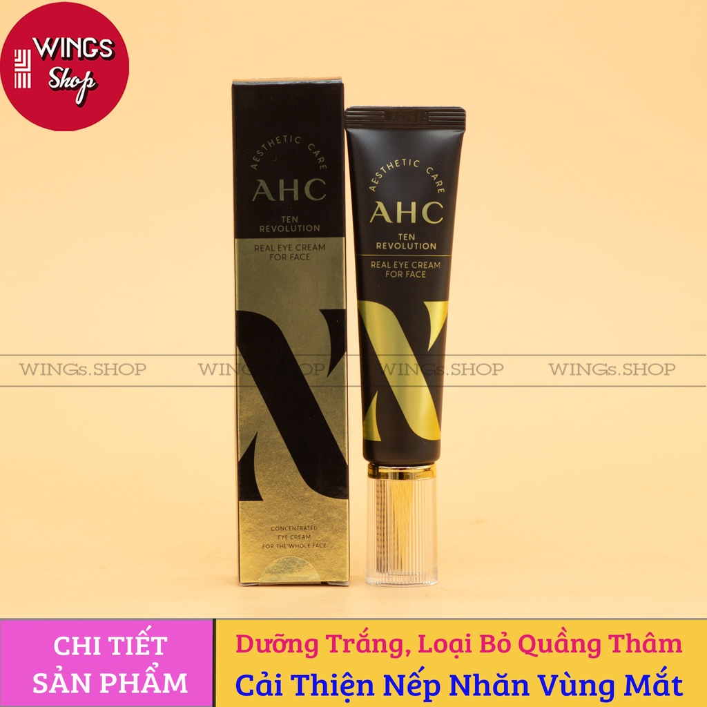 Kem Dưỡng Giảm Quầng Thâm, Bọng Mắt AHC Time Rewind Real Eye Cream For Face