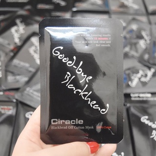 Lẻ Mặt nạ miếng dán đẩy mụn lột mụn đầu đen Good bye Blackhead Ciracle