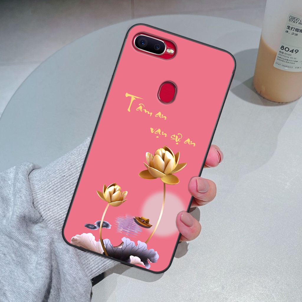 Ốp Oppo A5s / A7 / F9 / A12 in hình ốp tâm an vạn sự an, ốp lưng SonCase