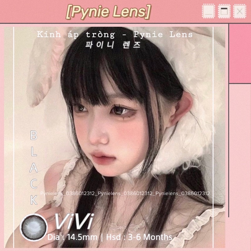 🦋  - Đen búp bê tự nhiên giãn tròng 🎀