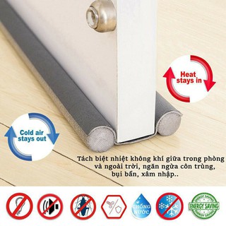 Tấm xốp chèn khe cửa chống kẹt chân cho trẻ em, ngăn thoát hơi điều hòa tiết kiêm điện có tính thẩm mỹ cao
