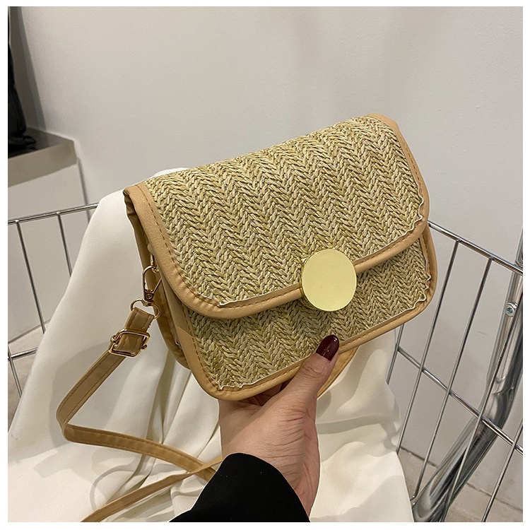 Túi Đeo Vai Hình Vuông Cỡ Nhỏ 2022 Kiểu retro Thời Trang Mùa Hè Cho Nữ