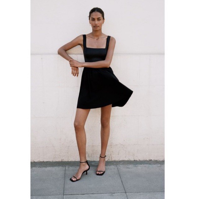 Đầm Phối Satin Zara