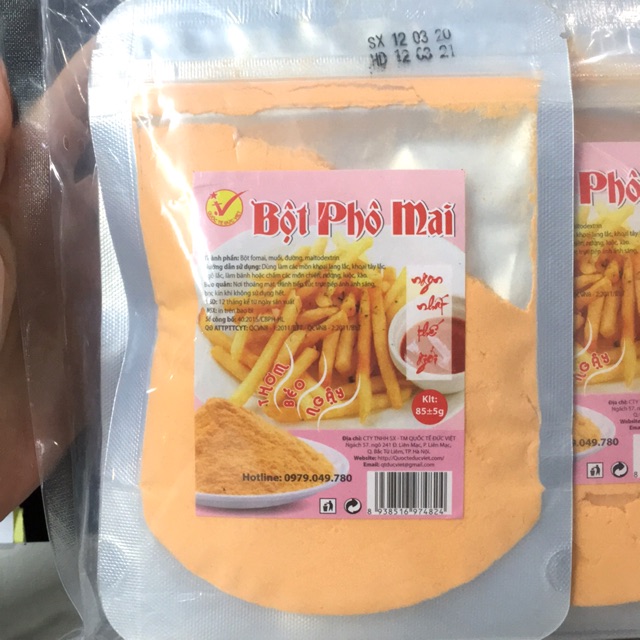 Bột Phô Mai Gói 85Gr