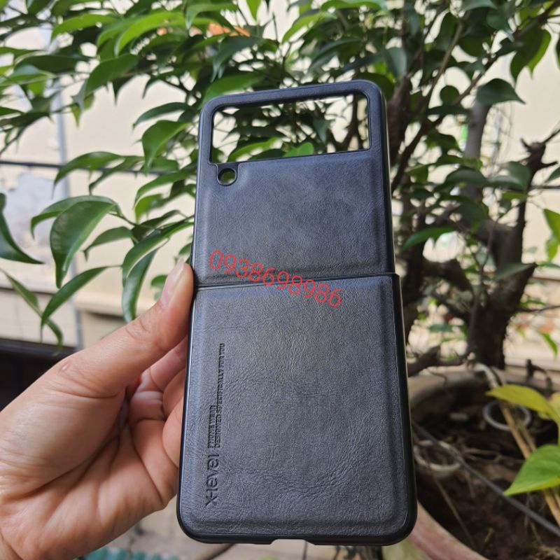 Samsung galaxy Z FLIP 4 5G / z flip 4 _ Ốp lưng da x Level sang chảnh bảo vệ máy