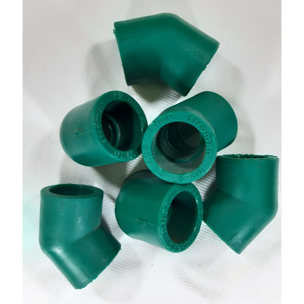 10 Chếch, lơi 45 độ Phụ kiện Nước Nóng PPR