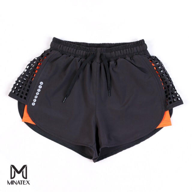 HÀNG CAO CẤP -  Quần đùi 2 lớp đi bơi đi biển, quần tập gym Minatex  - Hàng Cao Cấp | BigBuy360 - bigbuy360.vn