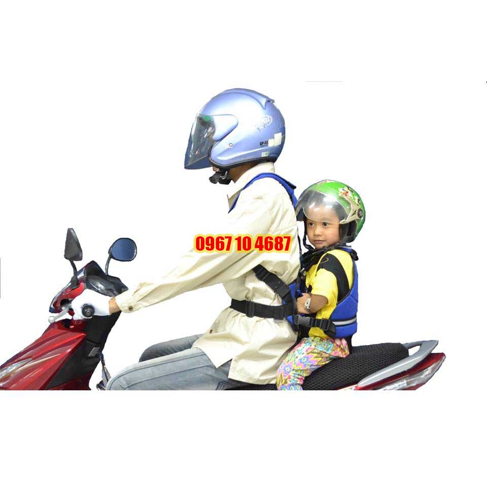Đai đi xe máy dành cho người già, người lớn tuổi và trẻ em, em bé, đi phượt - Dây đai song hành đi xe máy
