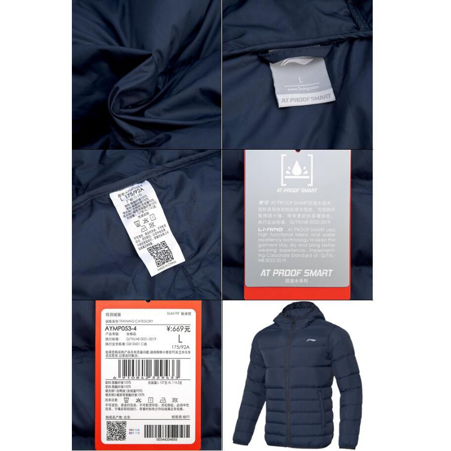 Sale Chính Hãng Áo khoác lông vũ nam Lining 2020 - AYMP053 hot 🌺 neww * ! %