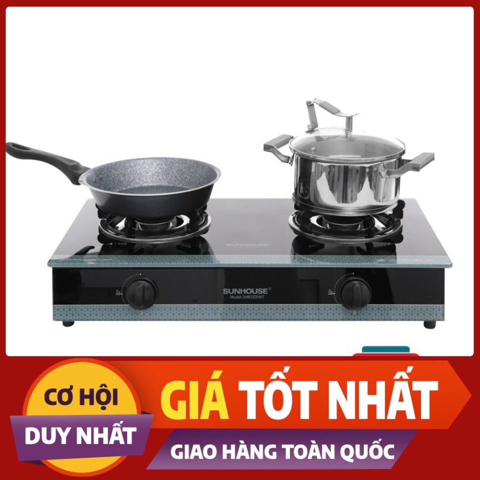 Bếp Gas Dương Kính SUNHOUSE SHB3326MT Cao cấp