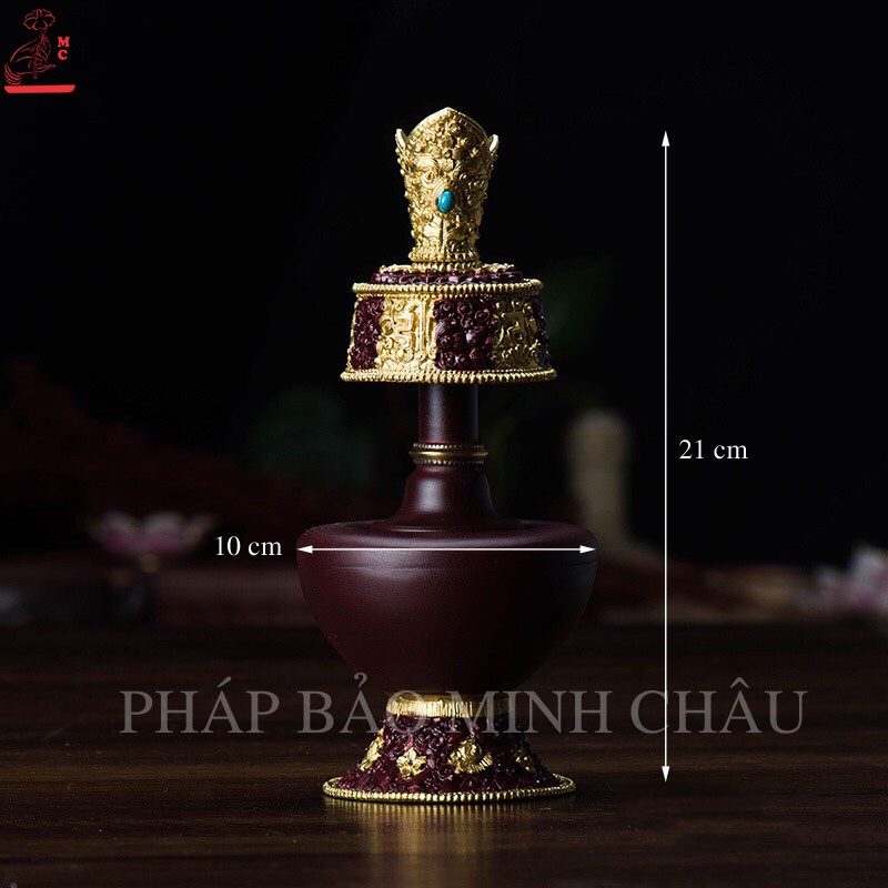 BÌNH SÁI TỊNH KHÔNG VÒI TO - NHỎ (SƠN MÀU)