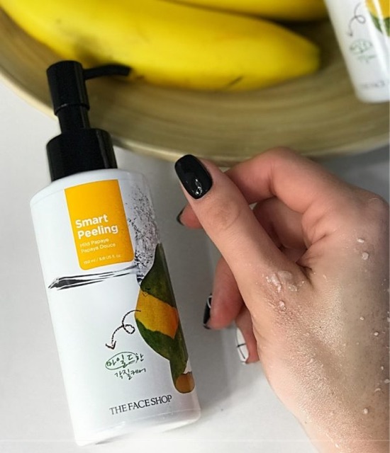 Gel tẩy da chết chiết xuất đu đủ SMART PEELING Mild Papaya THE FACE SHOP💛