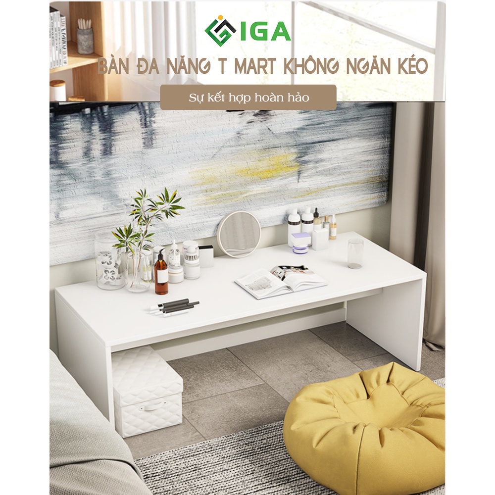 Bàn trà gỗ IGA đa năng phong cách hiện đại GP147