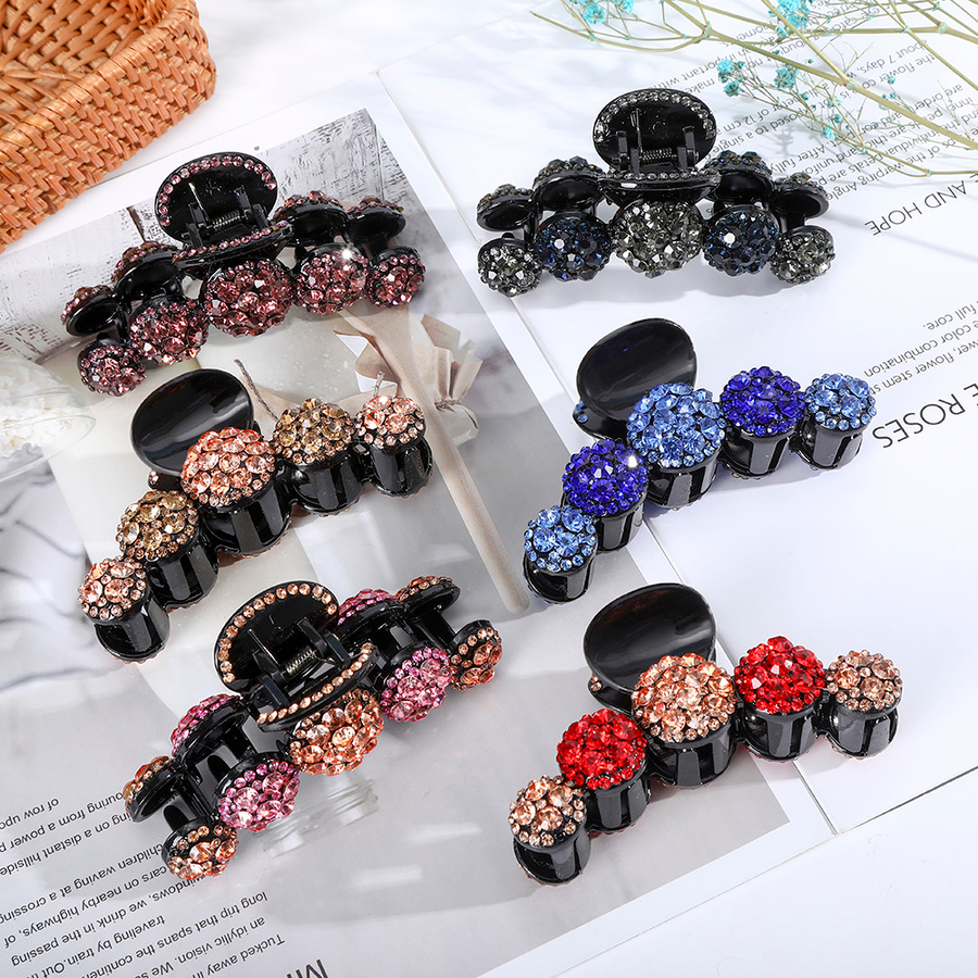 Kẹp Tóc Đính Đá Phong Cách Retro