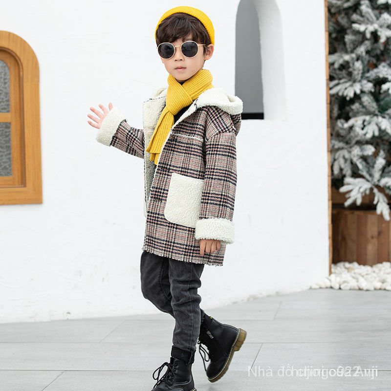 Long Sleeve Jacket With Fashionable Hats For Boys