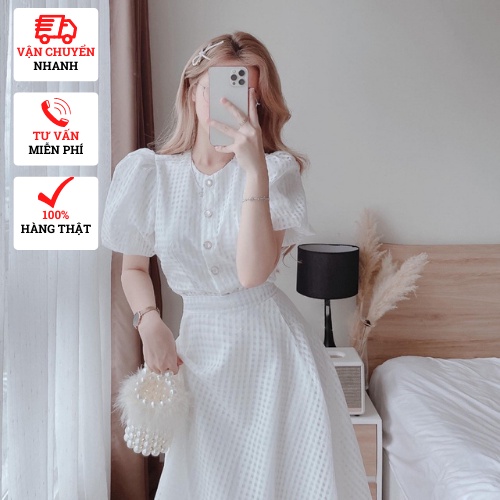 Đầm nữ dự tiệc trắng đẹp siêu hot, váy nữ đẹp sang trọng siêu xinh cho các nàng