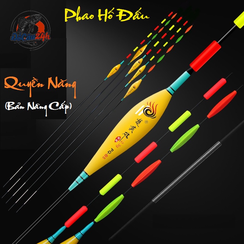 Phao Hố Đấu Quyền Năng Bản Nâng Cấp, Phao Câu Đơn Câu Đài Chất Liệu Nanomet Mã PQ