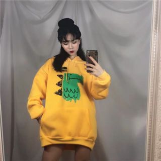 Áo hoodie in hình uzzlang