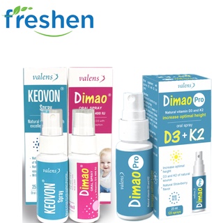 Combo Tăng chiều cao cho trẻ Dimao Vitamin D3 + Keovon Vitamin K2 và  Dimao Pro D3 & K2