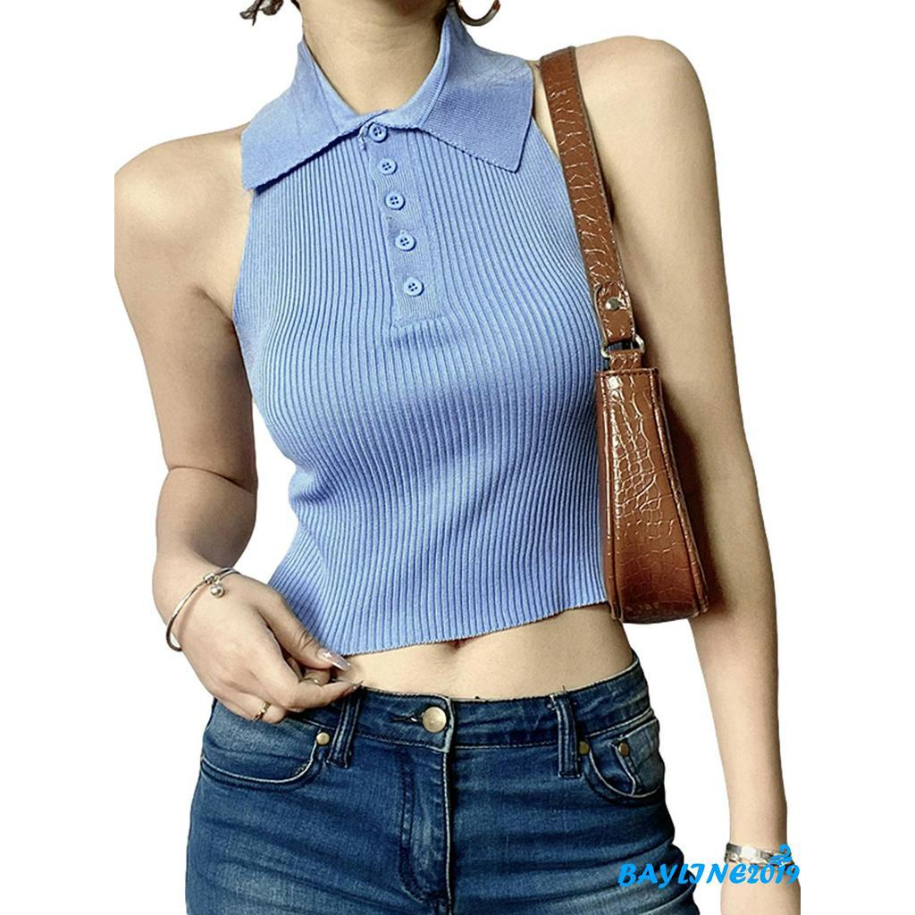 Áo Lửng Hai Dây Thời Trang Quyến Rũ Dành Cho Nữ