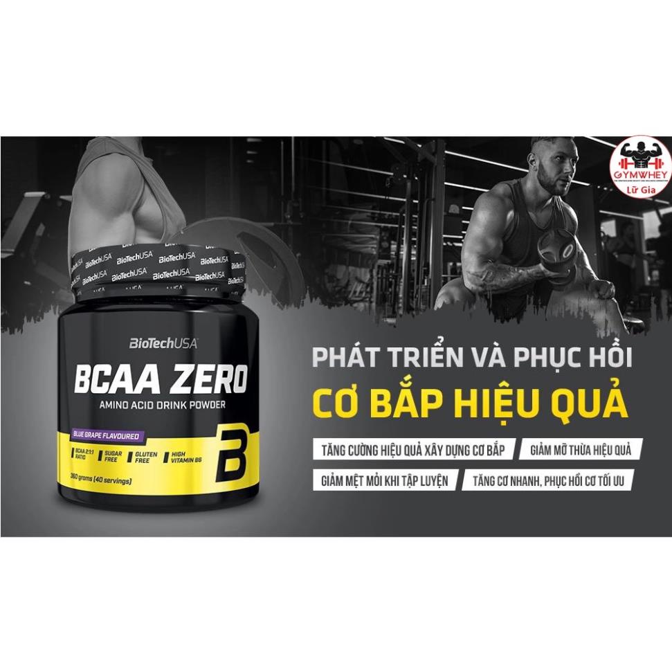 [GIÁ TỐT NHẤT] BIOTECH BCAA ZERO 40 SER | Thực Phẩm Bổ Sung Phát Triển Cơ Bắp, Tăng Hiệu Suất Tập Luyện