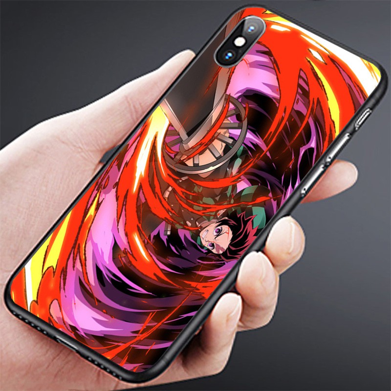 Meizu Meilan Mblu V8 X8 17 MX4 18 Pro 2 3 Max Printed Shell Black soft Phone case Kimetsu no Yaiba Demon Slayer Kamado Tanjirou