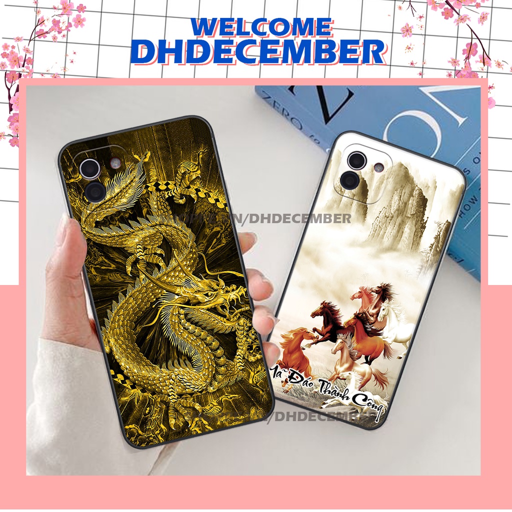 Ốp lưng Samsung Galaxy A03/ A04 in hình thư pháp tâm an vạn sự an ,mã đáo thành công SIÊU CHẤT