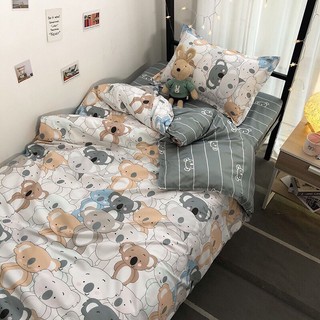Bộ Ga Giường Chăn 5 Món (Hình Thật) Gấu Koala M2*2M-M4*2M- M6*2M-M8*2M
