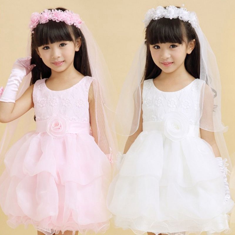 Khăn Voan Cài Tóc Hai Lớp Dành Cho Bé Gái