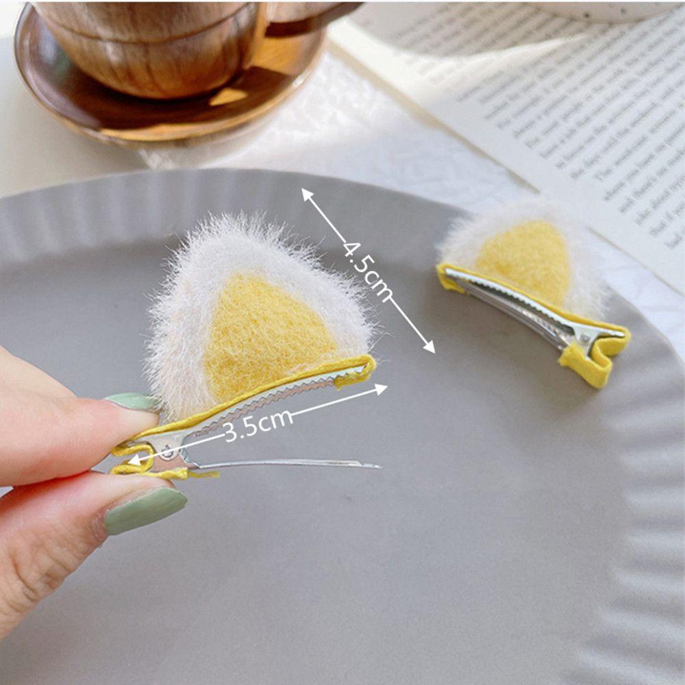 Bộ 2 Kẹp Tóc Hình Tai Thỏ 3D Dễ Thương Cho Bé