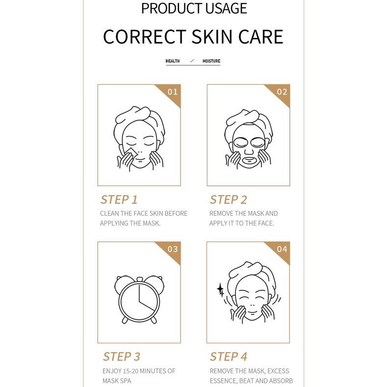 Mặt Nạ Dưỡng Ẩm Bioaqua Mặt Nạ Collagen Dưỡng Da Trắng Da Surica MNB01 (30g)