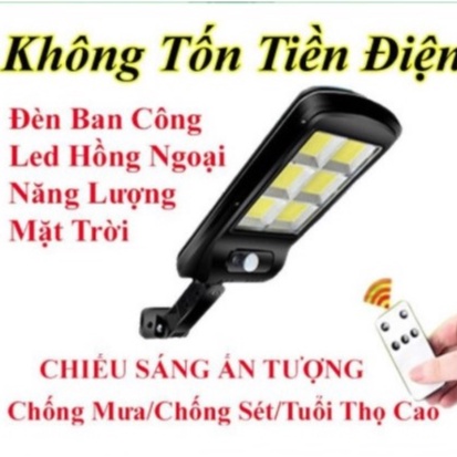 Đèn năng lượng mặt trời sân vườn solar light chống bão 150W