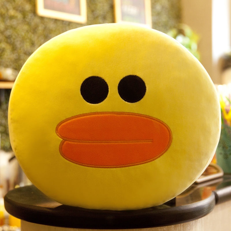 Gối tựa lưng kiểu hoạt hình dễ thương sử dụng tiện lợi cho ghế sofa/văn phòng/xe hơi