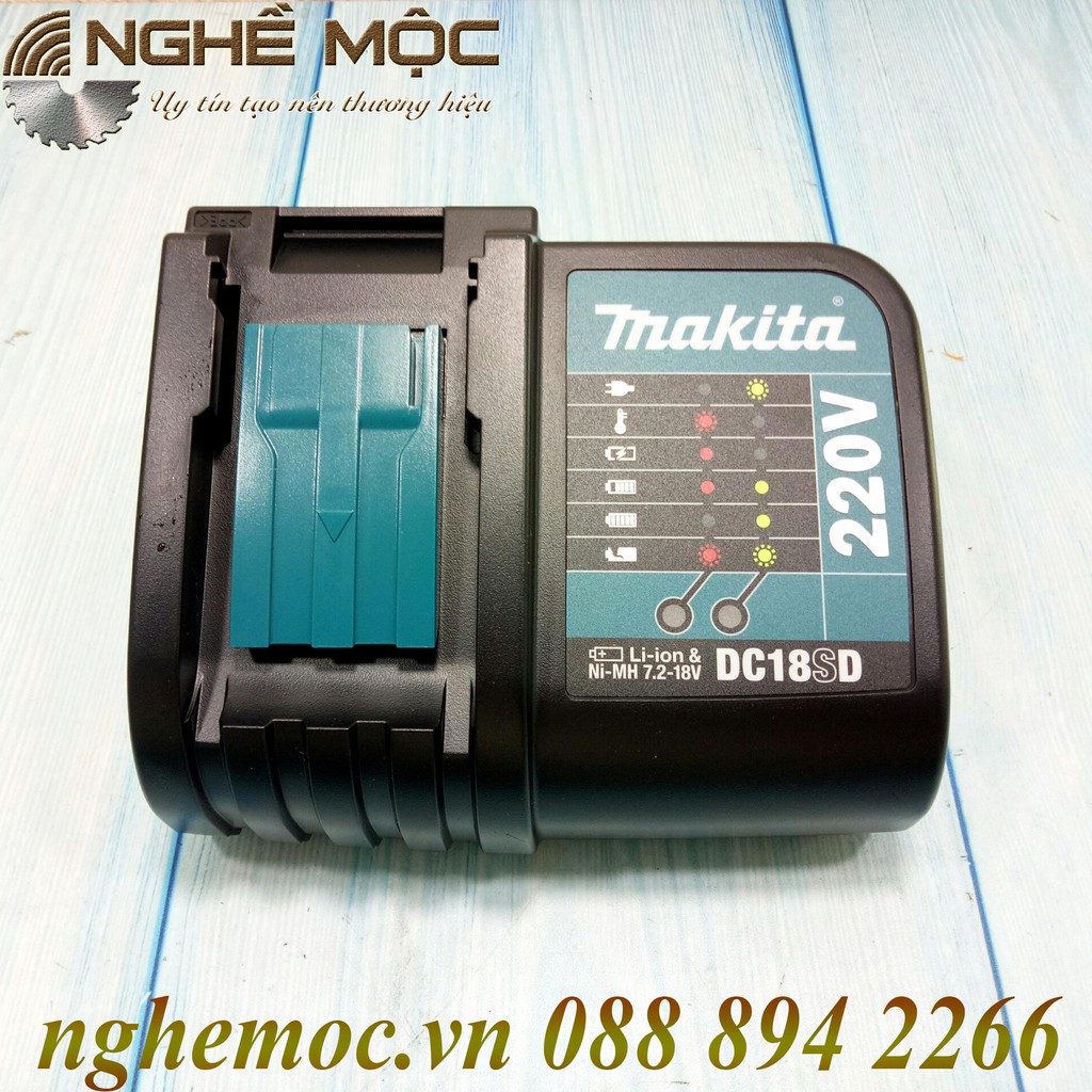 Sạc 18V Makita DC18SD Nghề Mộc