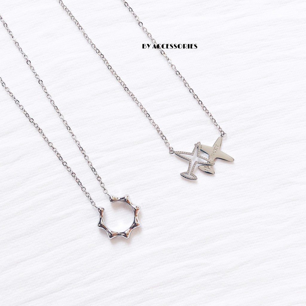 Dây chuyền titan máy bay đôi không gỉ WN191202