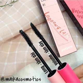 [AUTH 100%] MASCARA PERIPERA INK BLACK CARA (MÀU 01-04)
