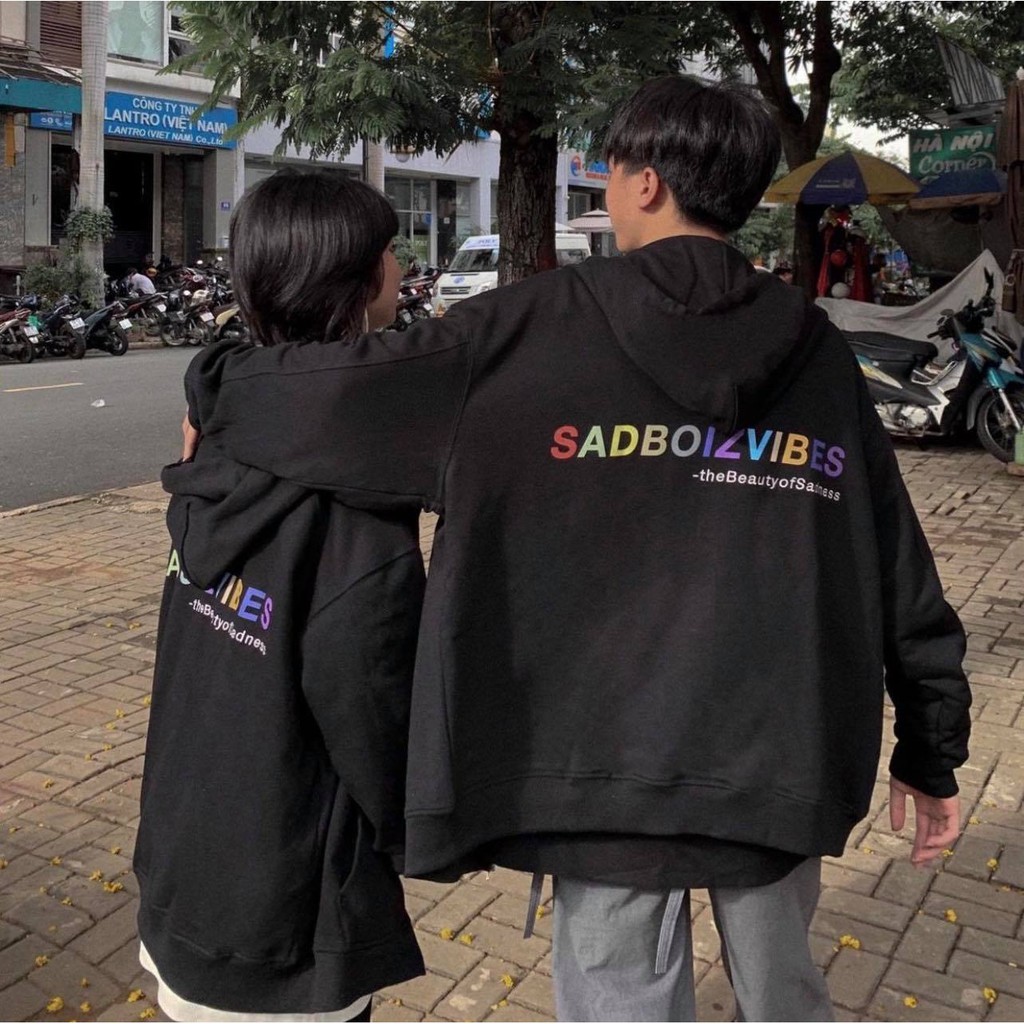 Áo Sadboizvibes Hoodie Zipper Khoác dây kéo sad boiz 12 màu full tag | BigBuy360 - bigbuy360.vn