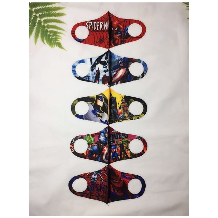 (Combo 10 cái)-Khẩu trang trẻ em từ 3-8Tuổi hình siêu nhân - ELSA - SOFIA - vải poly in 3d sắc nét -Hương Nhiên | BigBuy360 - bigbuy360.vn